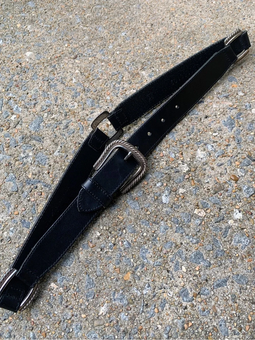 Vintage Leather Fossil Belt